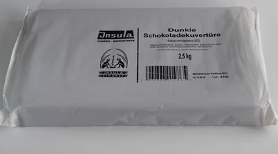 Iu Kuvertüre zartbitter 2.5kg
