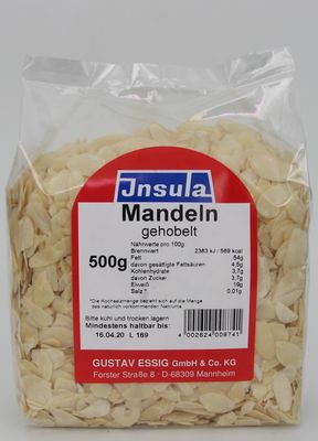 Iu Mandeln gehobelt 500g