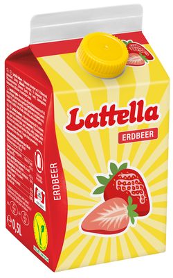 Lattella Erdbeere Molke 500ml