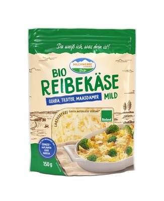 WG Bio Reibekäse mild 150g