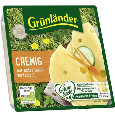Grünländer Cremig 140g Scheibe