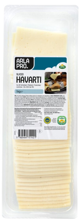 DK Havarti Scheiben 50x20g