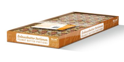 Hellma Erdnussbutter 80x15g
