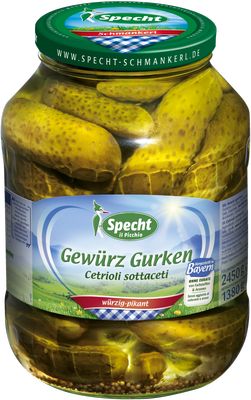De Gewürzgurken 2650ml Glas