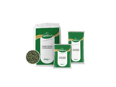 Grüne Erbsen halb10kg