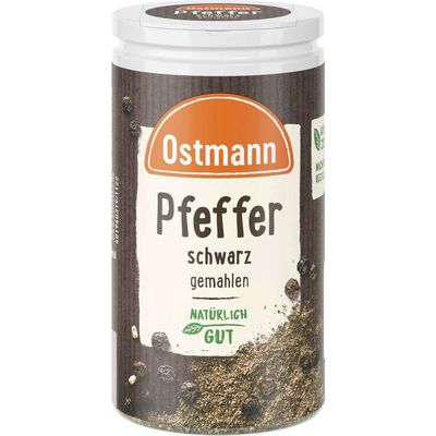 Ostmann Pfeffer schwarz gem.