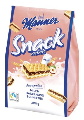 Mann Snack Mini Haselnuss 300g