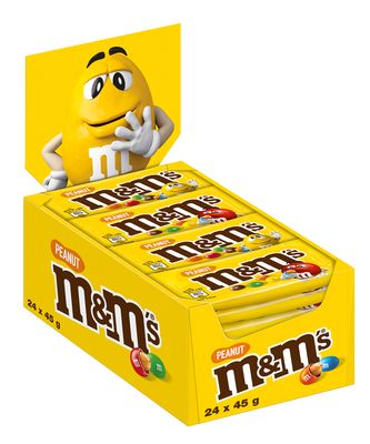 MF M&M´s Peanut 24x45g