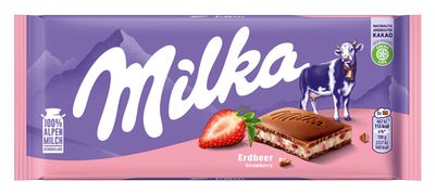 Milka Erdbeer 100g