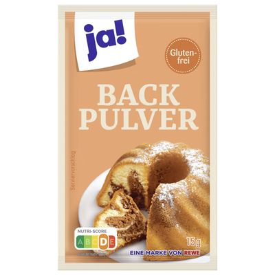 Ja! Backpulver 6x15g