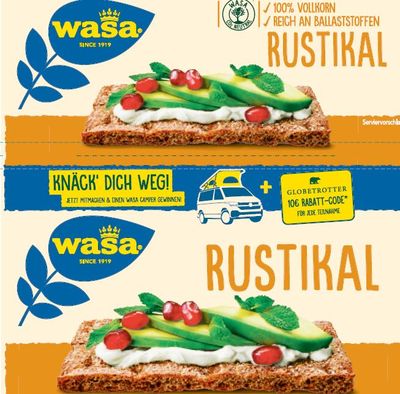 Wasa Knäckebrot Rustikal 275g