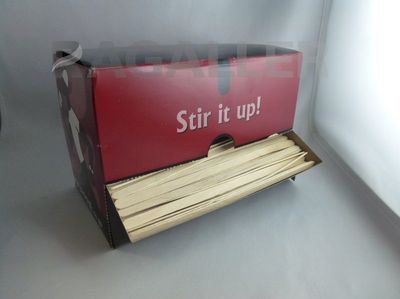 Rührstäbchen Holz 140mm 1000ST