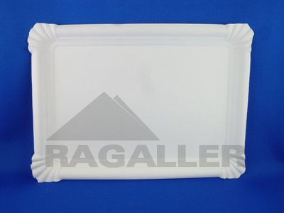 Pappteller rechteckig 18x26cm
