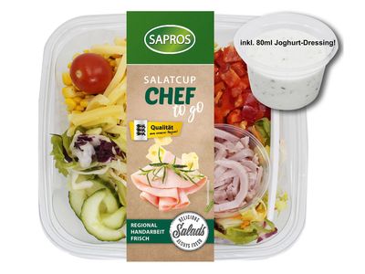 Salatcup Chef+Dress 245g